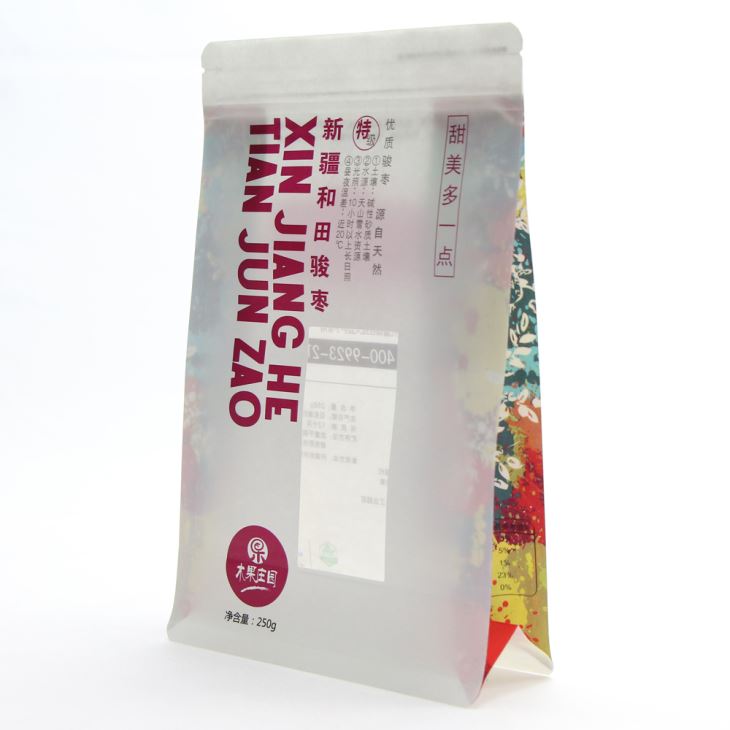 Side Gusset lapos táskák diófélékhez Snack