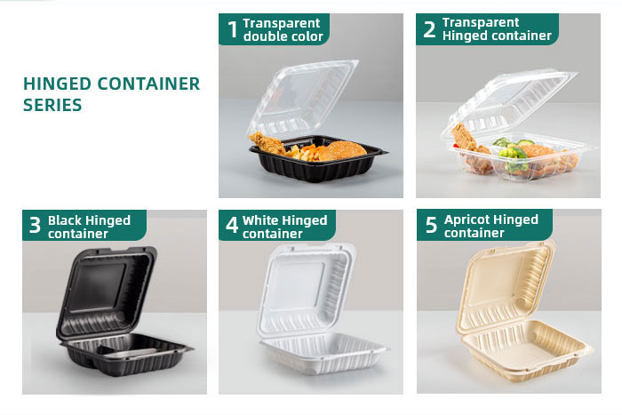 hinged food containers hinged food containers