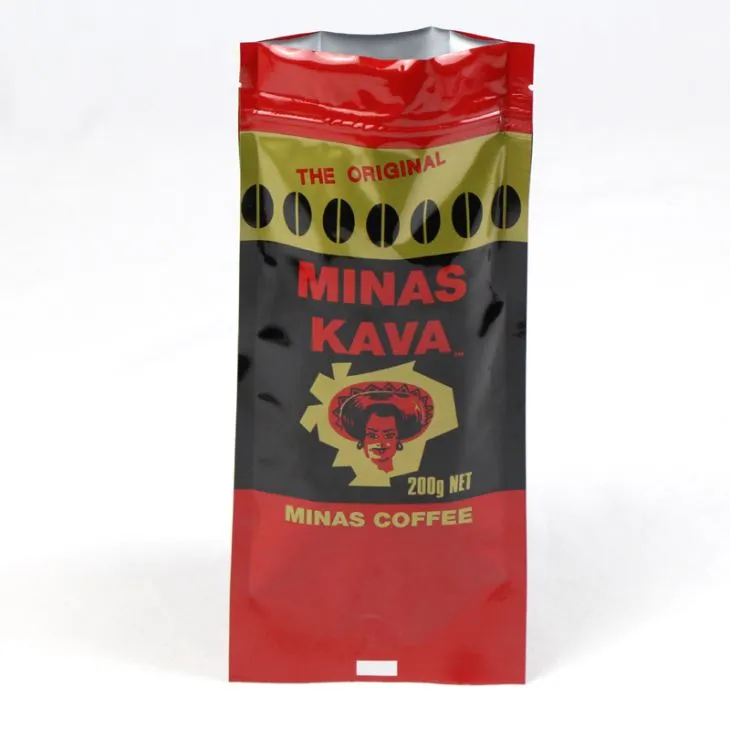 Alumínium fóliatasak cipzár kávé csomagoló