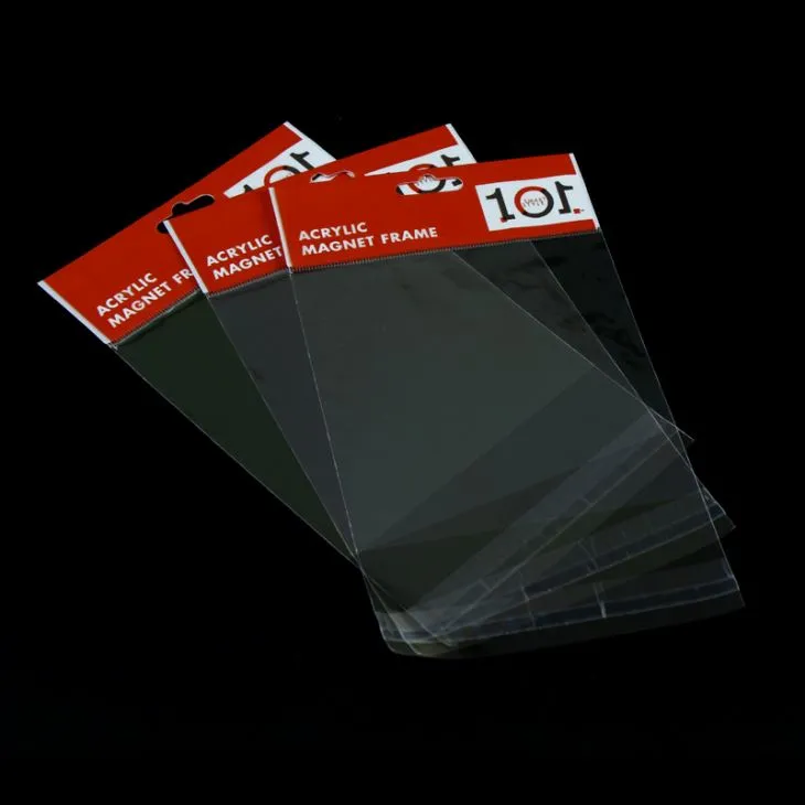 Nagykereskedelmi egyértelmű önálló ragasztó OPP táska / biológiailag lebomló műanyag csomagolási táskák szállító