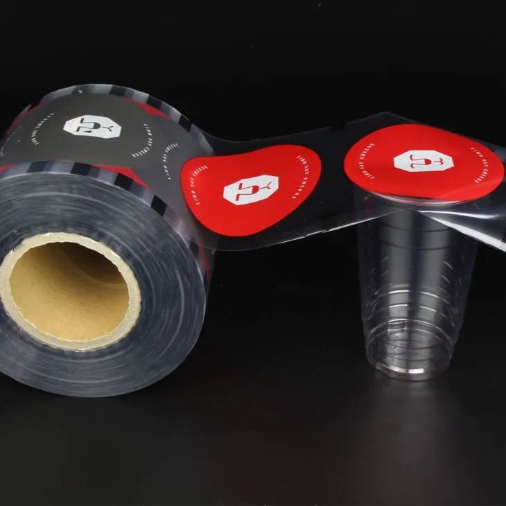 Egyéni nyomtatott kupa tömítő Film