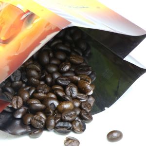 A tasakok testreszabott logó álló kávézacskó